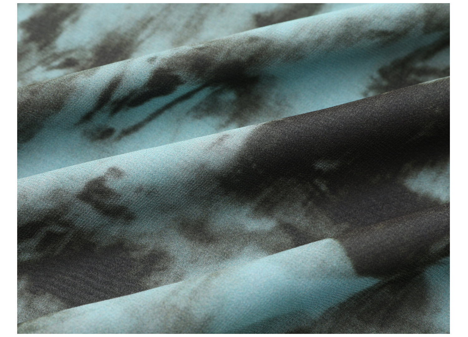 Blue and green abstract printed dress Blue and green abstract printed dress