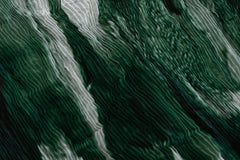 French green printed halter dress