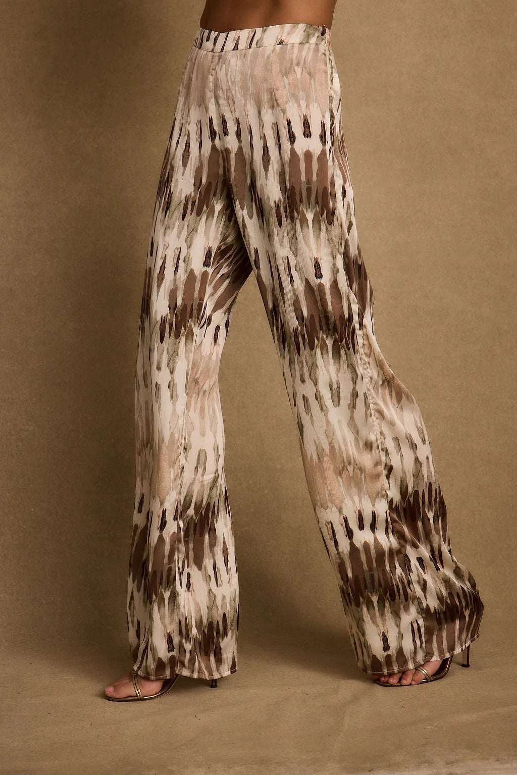 Ladies' casual straight Bohemian trousers Ladies' casual straight Bohemian trousers