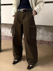 Ladies' straight-leg casual work pants