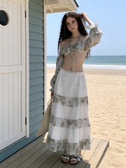 Chiffon Printed Casual Suit