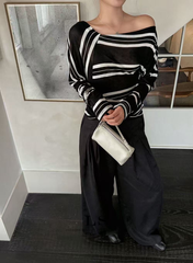 A striped personalized top for women