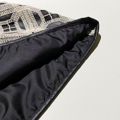 A short skirt with leather lace for women