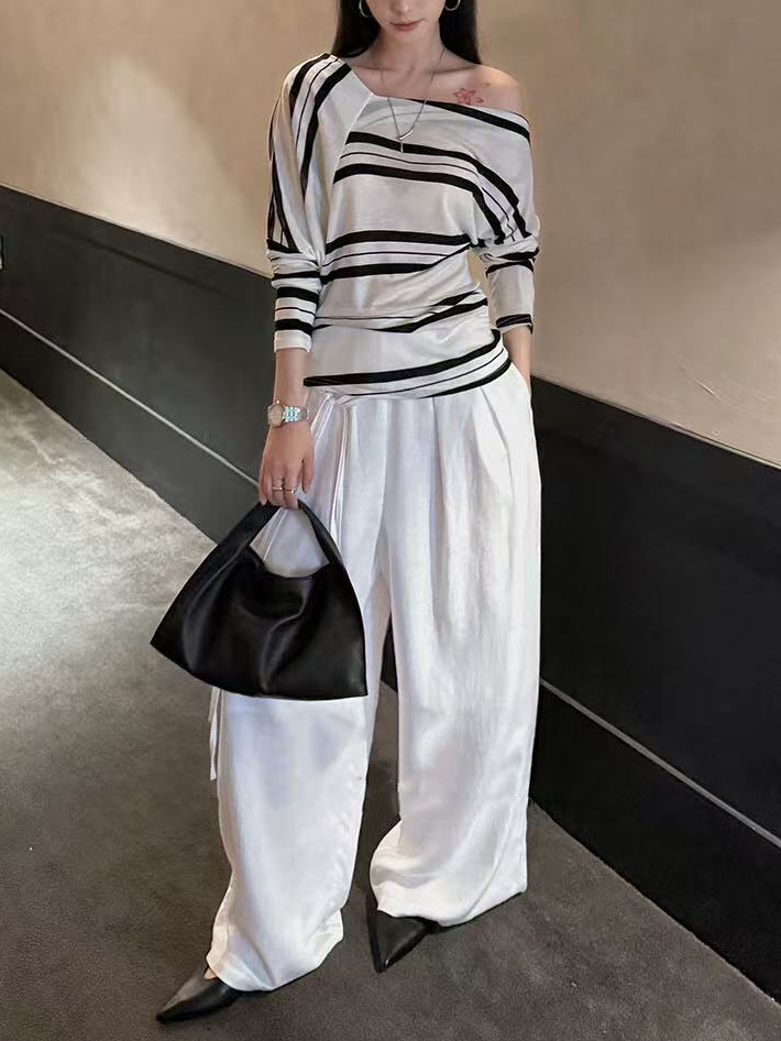 A striped personalized top for women