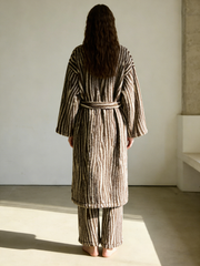 Coral velvet pajama set