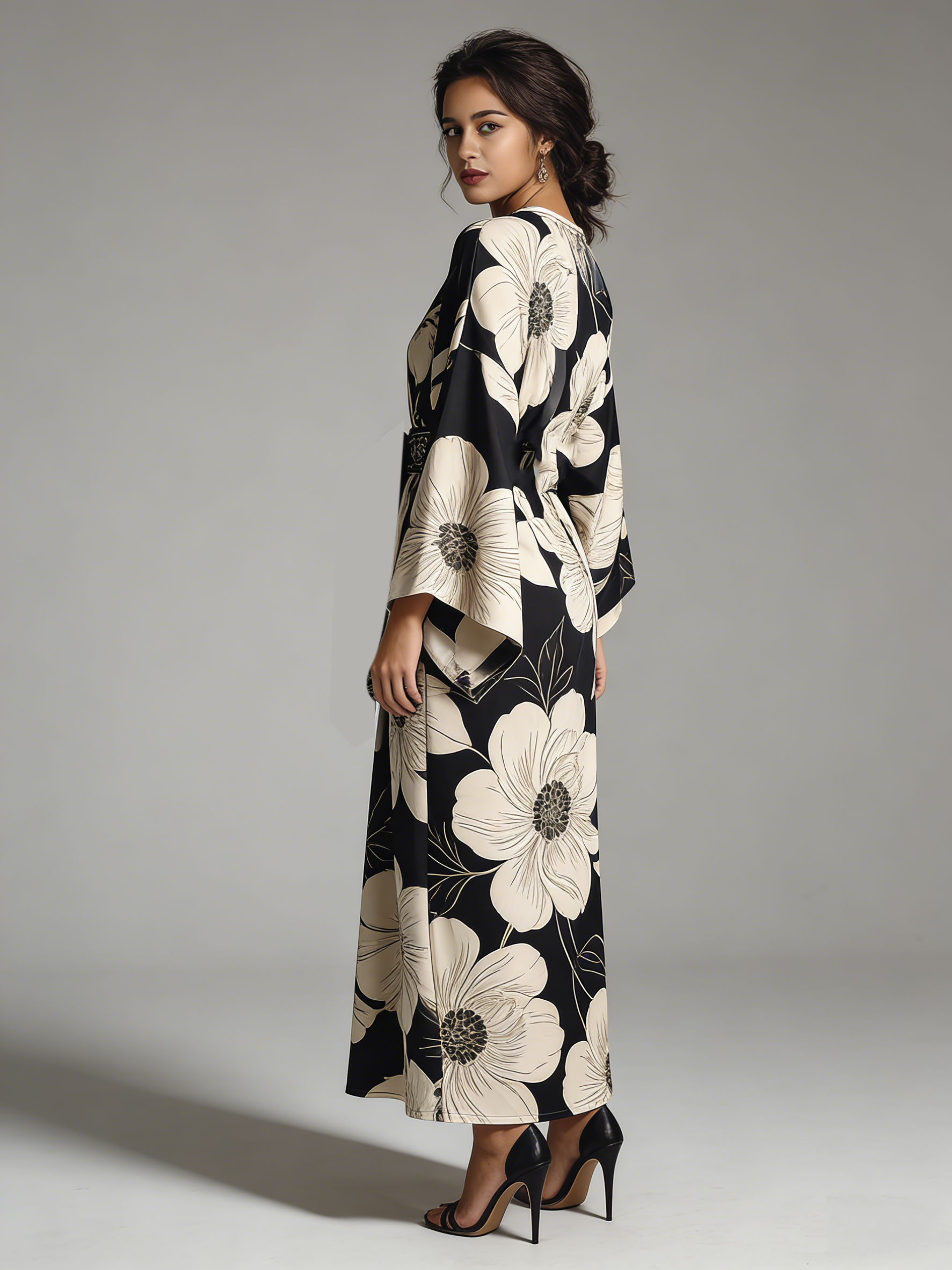Casual printed long dress